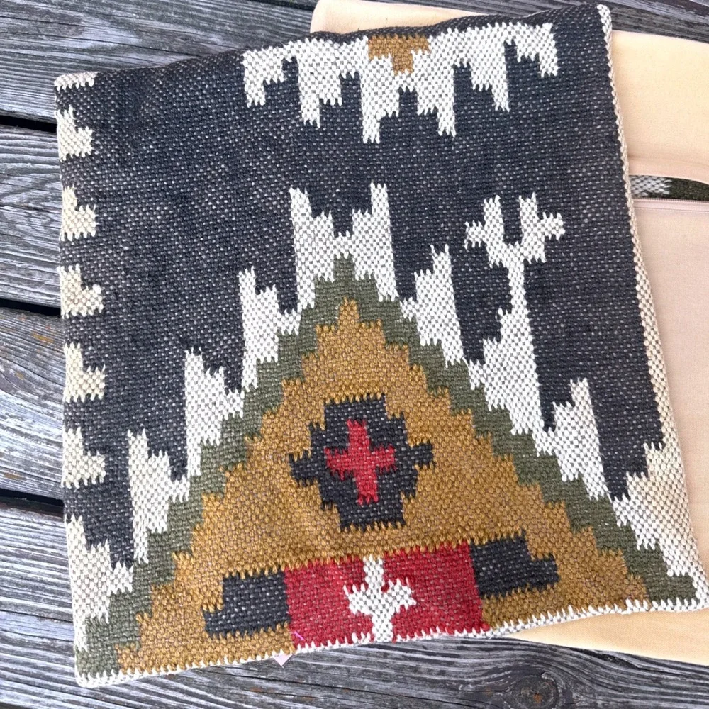 Trade Star Southwest Woven Throw Pillow Cover Set of 2 Navajo Aztec Rustic Cabin